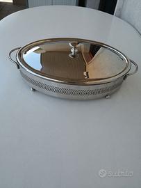 Pirofila in vetro da forno, con porta pirofila