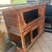 Conigliera in legno