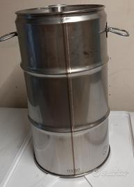 Fusto acciaio inox 25 litri