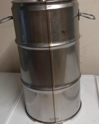 Fusto acciaio inox 25 litri