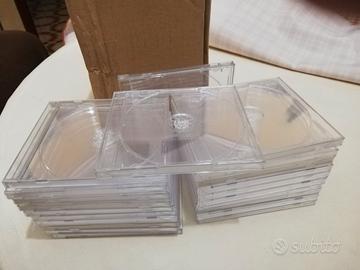 22 custodie per CD trasparenti