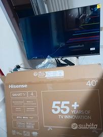 TV HISENSE 40 POLLICI SMART +TELECOMANDO LEGGI