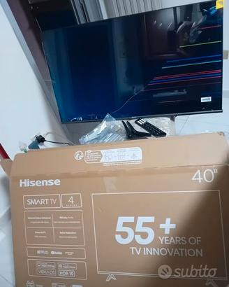 TV HISENSE 40 POLLICI SMART +TELECOMANDO LEGGI