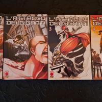 attack on titan (volume 1,2,3,4,)