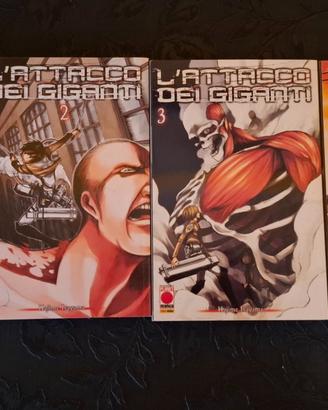 attack on titan (volume 1,2,3,4,)