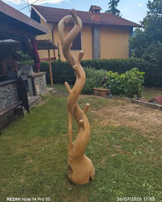 Appendiabiti in legno teak