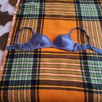 Reggiseno in raso grgio