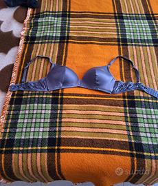 Reggiseno in raso grgio