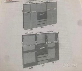 Armadio battente con porta TV marca Tomasella