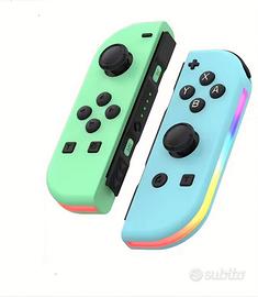 Joy con Nintendo Switch colore turchese e menta