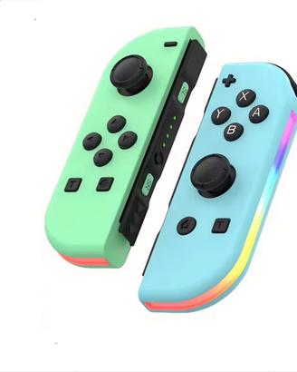 Joy con Nintendo Switch colore turchese e menta