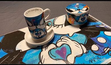 Set 2 tazze caffè Mickey Mouse Disney - Arredamento e Casalinghi In vendita  a Torino