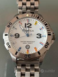 Nautica N19529G – Orologio acciaio 100M
