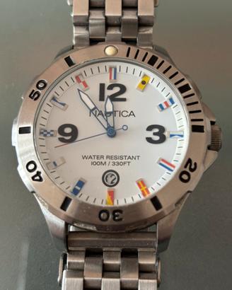 Nautica N19529G – Orologio acciaio 100M