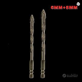 2 Punta eccentrica seghettata a quattro taglienti