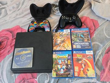 PS4 SLIM 512GB con giochi più  cd 
