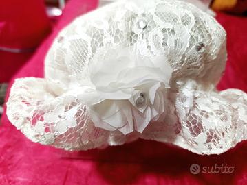 cappello Battesimale bimba 