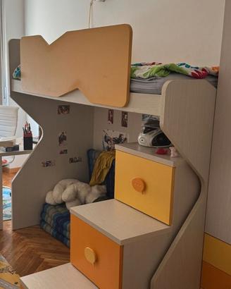 Letto soppalcato bambino