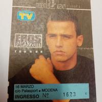 Raro biglietto concerto Eros Ramazzotti  1988