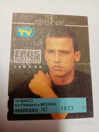Raro biglietto concerto Eros Ramazzotti  1988