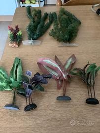 Piante finte da acquario