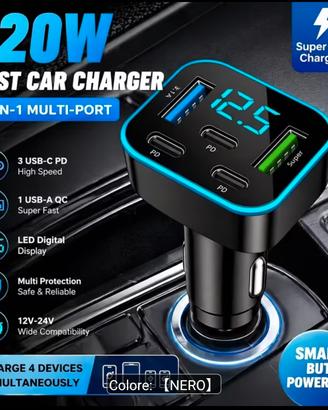 Caricatore Auto

Rapido 5-in-1, Caricatore Auto 