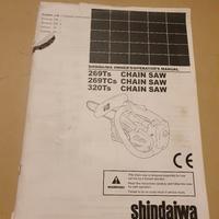 Manuale d'uso e manutenzione motosega Shindaiwa