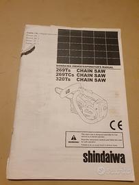 Manuale d'uso e manutenzione motosega Shindaiwa