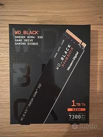 SSD NVMe WD Black SN850X 1TB NUOVO