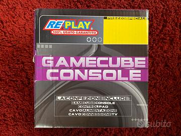 Scatola Re-Play + manuale istruzioni Gamecube