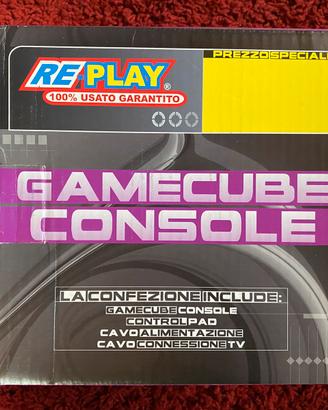 Scatola Re-Play + manuale istruzioni Gamecube
