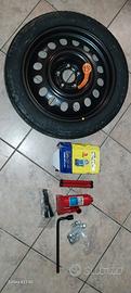 kit completo ruotino scorta fiat 500x 