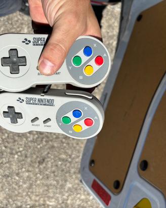 Super Nintendo con giochi