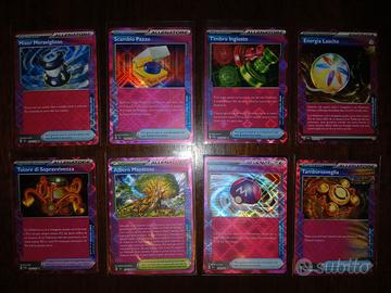 Lotto 8 Carte Pokemon Ita Rare Asso Tattico Holo