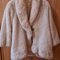 Giacca di pelliccia ecologica