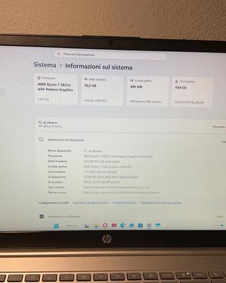 HP Laptop 15" - Ryzen 7 5825U | 16GB RAM | SSD 1TB