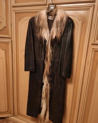 cappotto in vera pelle marchio coconuda 
