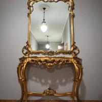 Consolle con specchiera