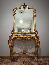 Consolle con specchiera