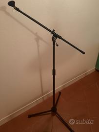 Asta microfono metallo antiriflesso 