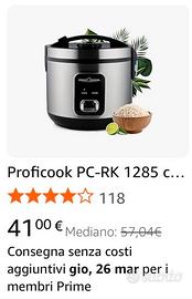 Cuoci riso proficook 6L