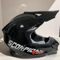 Casco Scorpion VX-16 Air Solid Nero Lucido