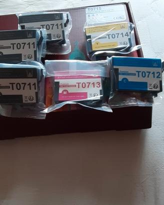 7 cartucce stampante 