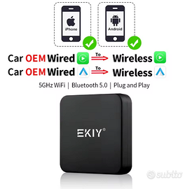 Adattatore Wireless Android Auto / CarPlay