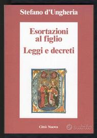 Stefano d'Ungheria: ESORTAZIONI AL FIGLIO e LEGGI
