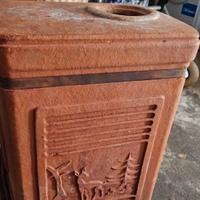 stufa in terracotta felici mod 56R 