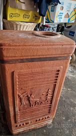 stufa in terracotta felici mod 56R 