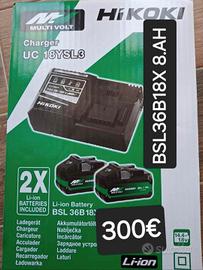 kit batteria HIKOKI 36V BSL36B18X 8.Ah 