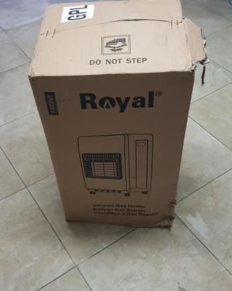 Stufa a gas infrarossi Royal RS 42H Nero - NUOVA