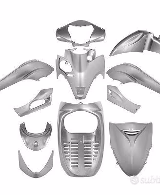 KIT CARENE HONDA SH 300 2007>2010 ARGENTO